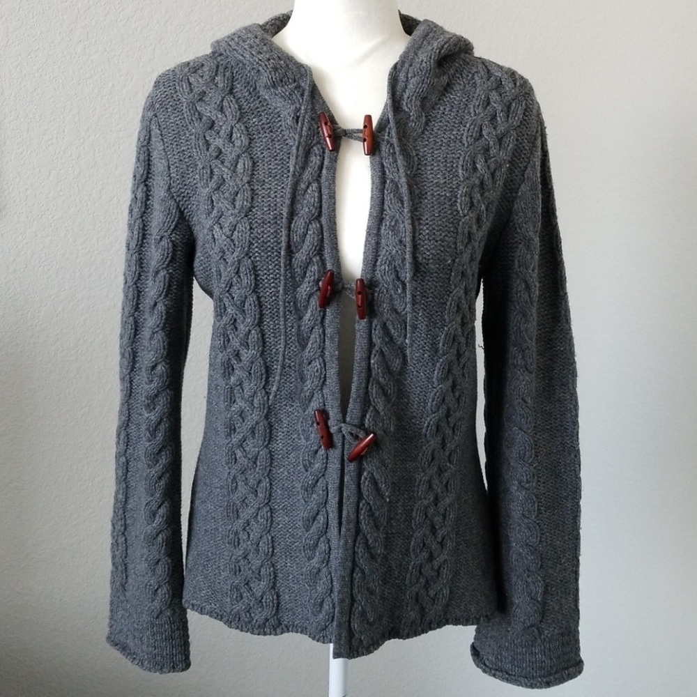 Banana Republic Wool Cabled Fisherman Sweater